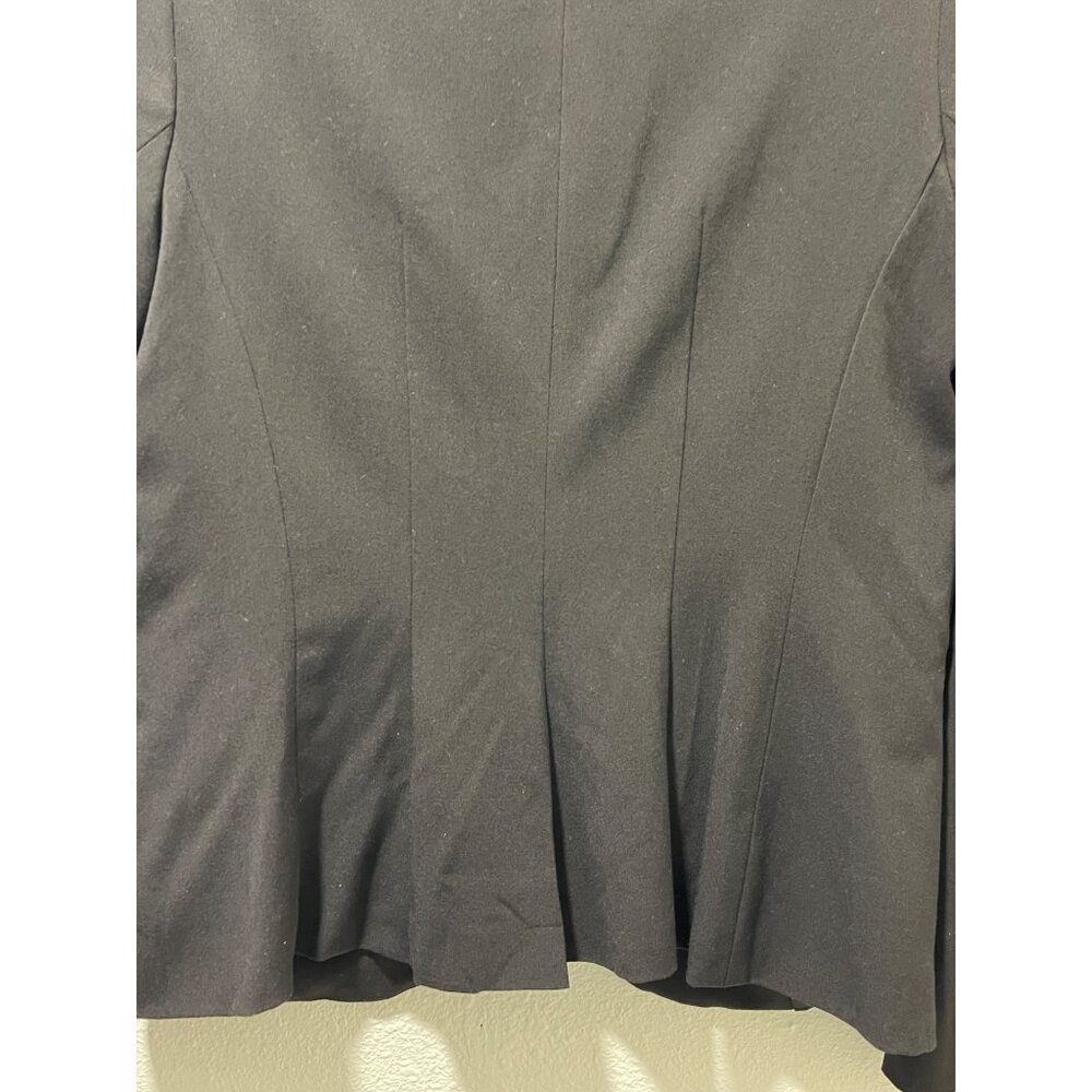 XOXO Women’s Black Blazer Size L Single Button Office Work Jacket - Picture 8 of 12